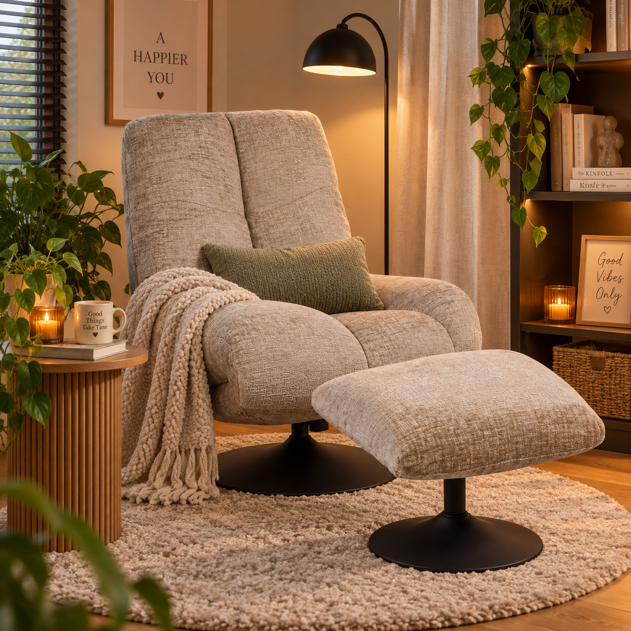 Lee&Lewis B2B relax draai zetel fauteuil